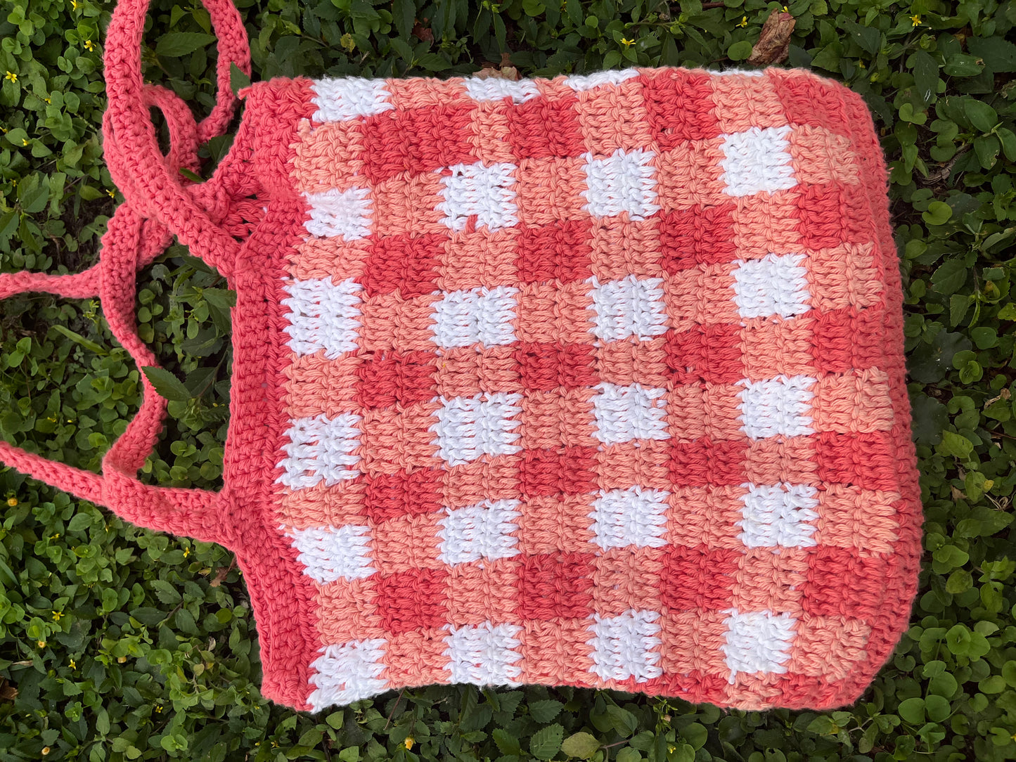 Gingham Tote Bag