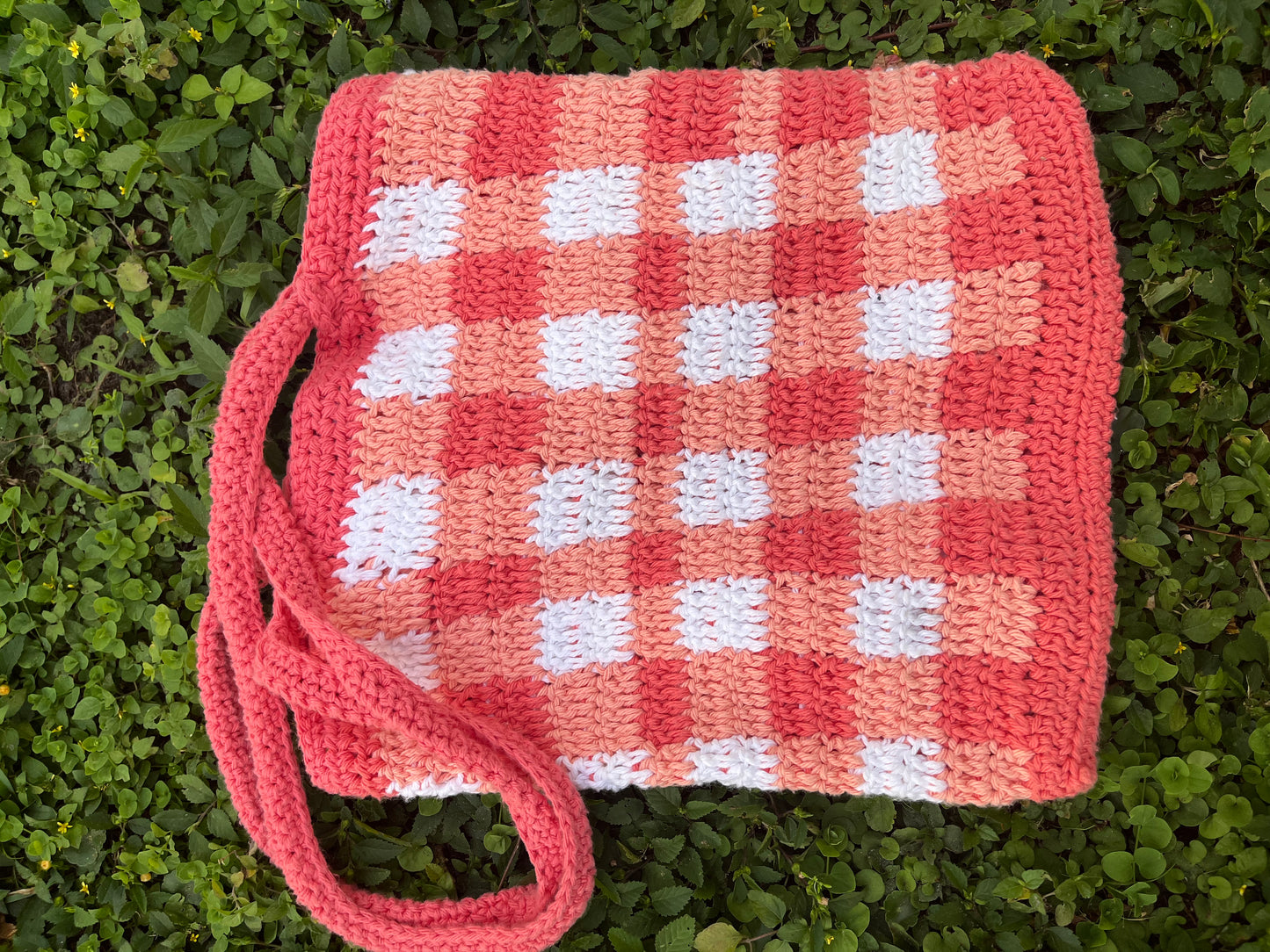 Gingham Tote Bag